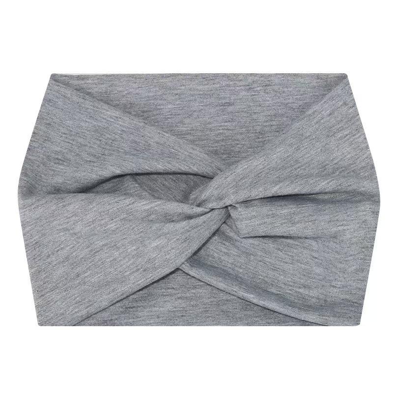 African Extra Wide Elastic Wrap Headband for Yoga and Sports