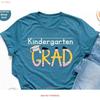 Kindergarten Grad T Shirt For Kids Graduation S Preschool Graduate Childrens Apparel Vintage Graphic Breathable