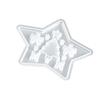 Food Grade Heat Resistant Star Shaped Baking Mold Silicone Texture for Cookie Candle Floral Displays Holiday Ornaments
