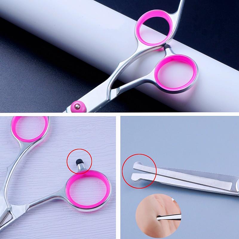 Dog Hair Scissors Dog Grooming Scissors Professional Dogs Hair Trimmer Pet Wool Cleaning Tools Curved Trimmer for Dogs Supplies