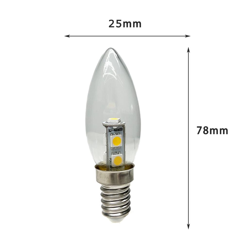 10X 3w E14 C25 220v Led Candle Light Bulbs Night Home-appliance Decor Living Lamp Energy-efficient Smd5050 Home Room 20w/halogen