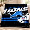 Detroit Lions blanket Flannel Blanket Soft Cozy Plush Throw for Sofa Bed Lightweight Home Decoration Outdoor camping