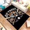 Detroit Tigers (14) Rug Suitable For Living Rooms Bedrooms Computer Rooms Dining Areas And Placement Under Tables And Chairs Also An Ideal Choice For