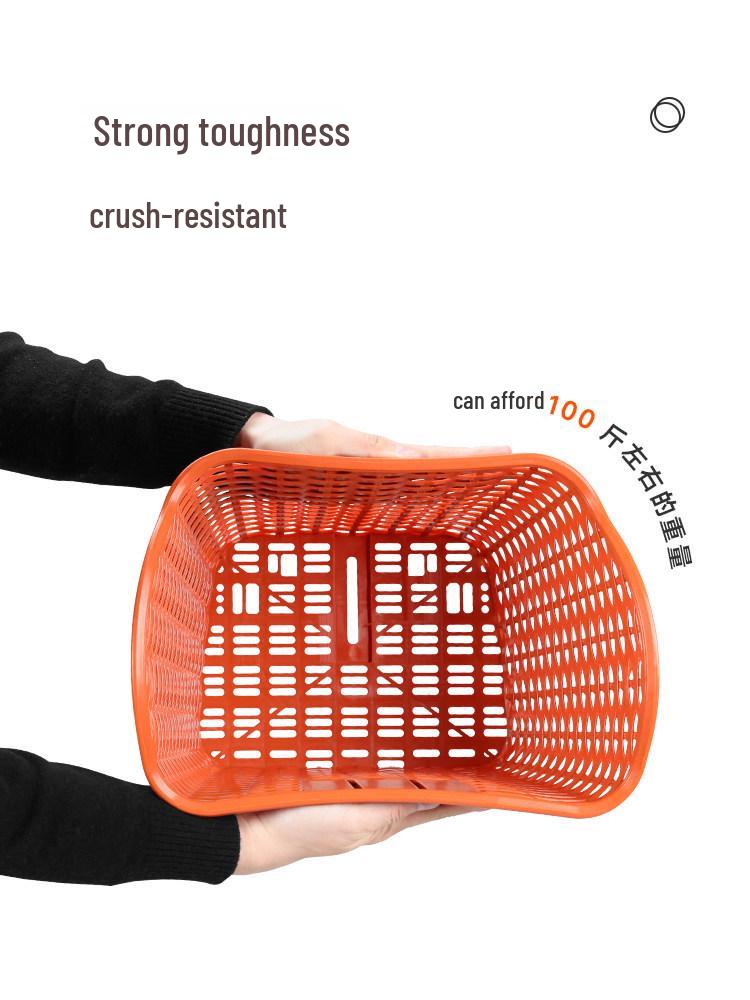 Universal Blue Front Bicycle Basket for Permanent Storage