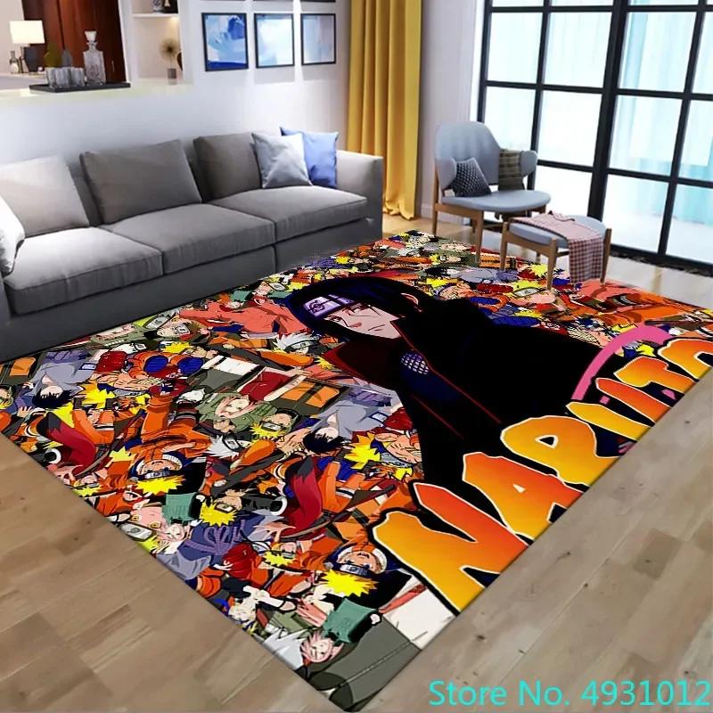 Anime Hot Uzumaki Naruto Love Rug Carpet Living Room Bedroom Bedside Soft Comfortable Children Kids Anti Slip Floor Mat