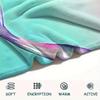 1Pc Mermaid Tail Print Flannel Blanket, High quality Comfortable for All Seasons, Home Decor, Warmth and Comfort, Perfect for Christmas Gifts