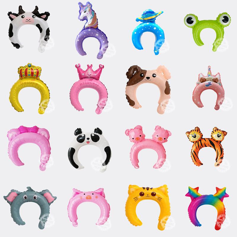 

Новый Милый Животный Тиара Ободок Воздушный Шарик Лягушка Панда Лиса Тигр Кошка Детский Праздник Игрушка С Днем Рождения Свадебная Вечеринка Украшение 5pcs