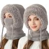 Multifunctional Knitted Hat – Winter Windproof Warm Hat Scarf Mask Triple-Function Design