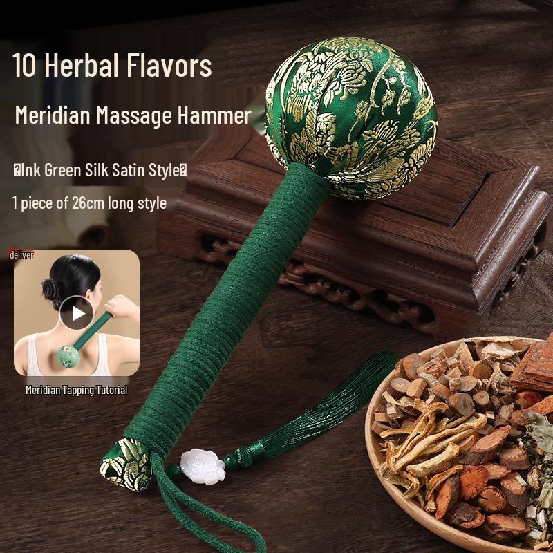 Mugwort Meridian Massage Hammer for Back & Shoulder Tapping