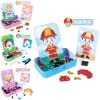 Magnetic Facial Puzzle Toy For Kids Ages 2 To 3 With Wooden Material Educational Game
