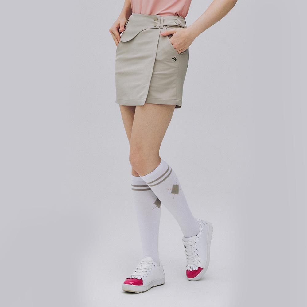 ELLE GOLF Women'S Flat Culotte Skirt _6I41802