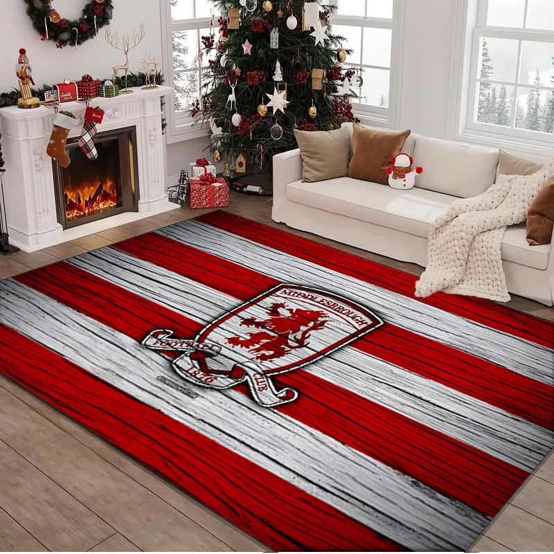 1PC rug Red Lion Football Club Carpet, Chair Rug,Area Rug for Office Bedroom living rooms bedroom, Doormat decor Christmas fan gifts