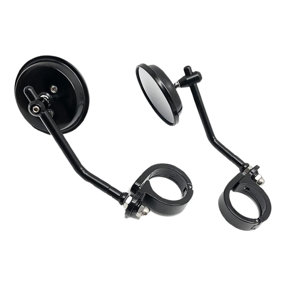 For Sportster XL883 XL1200 883L 2004-2019 2014 2015 2016 2017 2018 Motorcycle Rearview Side Mirror Aluminum for 38-41mm Forks