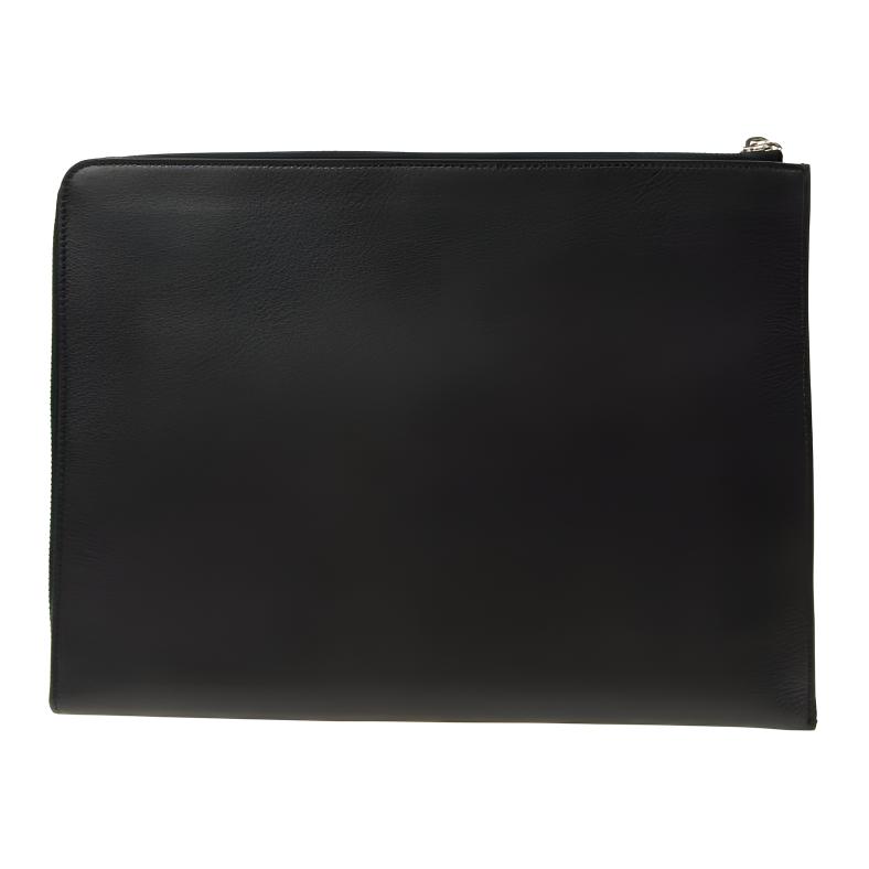 Fendi Rainbow Studded Half-Open Square Leather Clutch Women clutch Black 8M03709DFF0JBX
