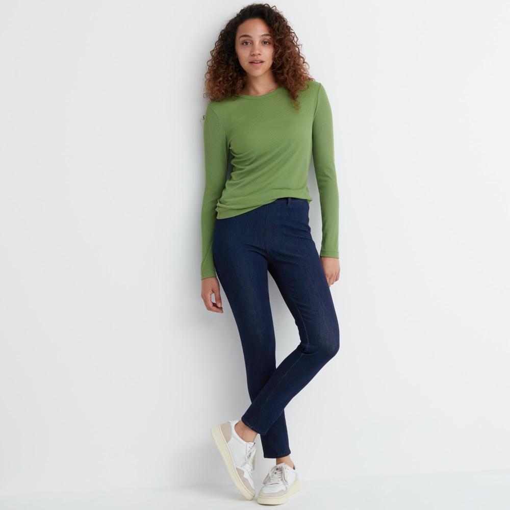 

UNIQLO JAPAN Ультраэластичные джинсовые леггинсы Стандартная длина 6870см