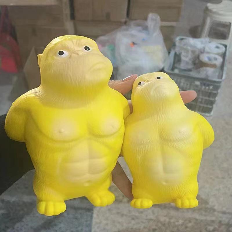 Giant Compressive Adult Decompression Gorilla Toy Funny Slow Rebound Easter Gift Children's Party Game Ornaments Birthday