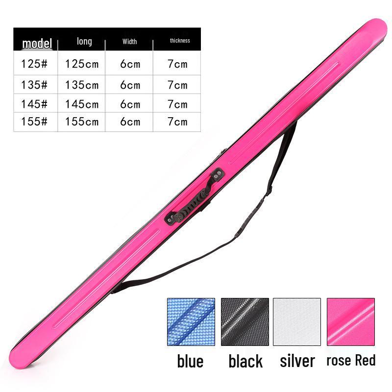 Waterproof Hard Shell ABS Fishing Rod Bag - Available In 1.25m, 1.35m, and 1.45m Sizes, Lightweight and Compact.