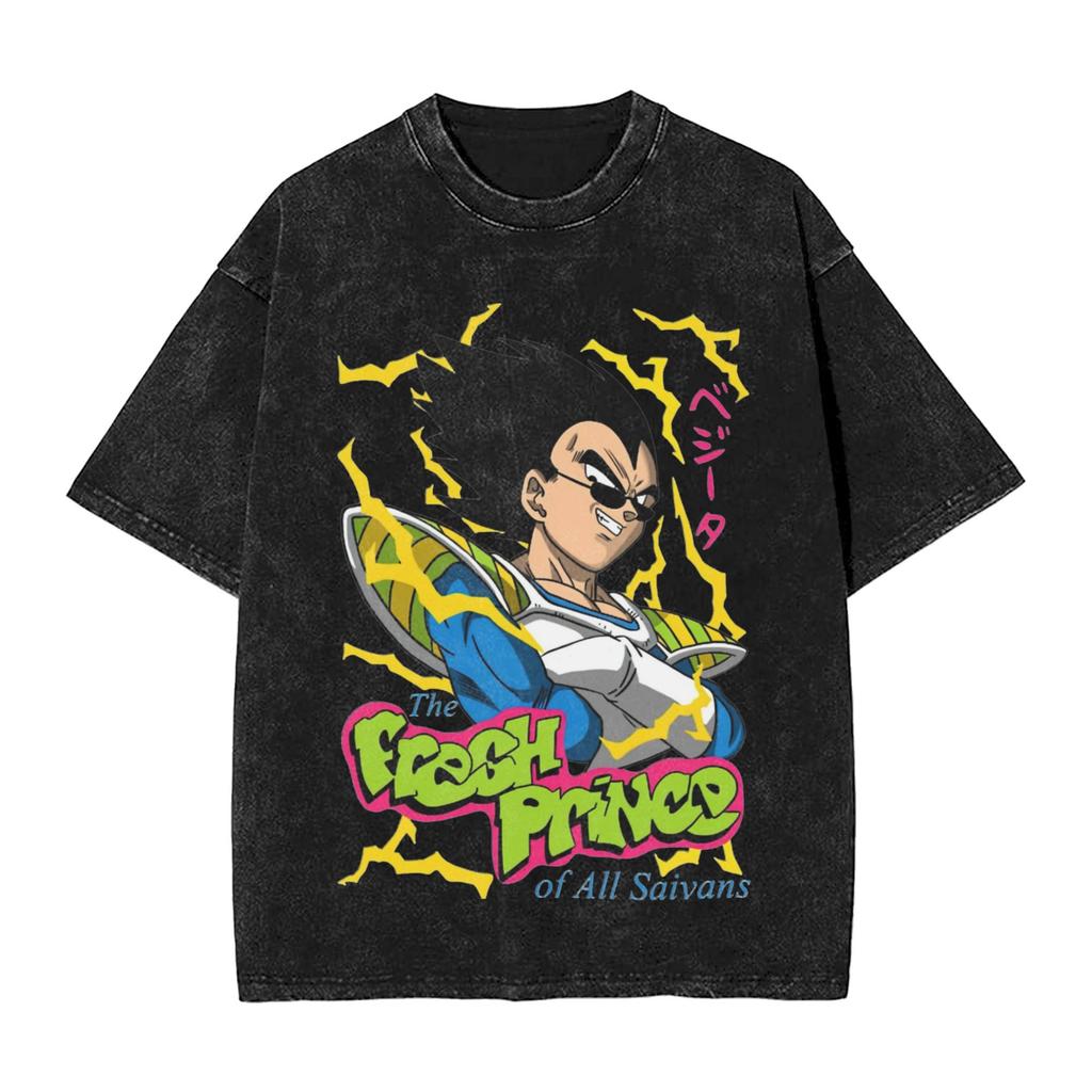 DragonBall Z Master Roshi Printed Tshirt Mens and Womens Washed Tshirt High Quality Vintage Cotton Tshirt YK Tops
