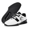 Men's Elastic Weightlifting Shoes Gym Squat Shoes Anti-slip Gym Strength Training Sneakers Breathable Fitness Sports Shoes