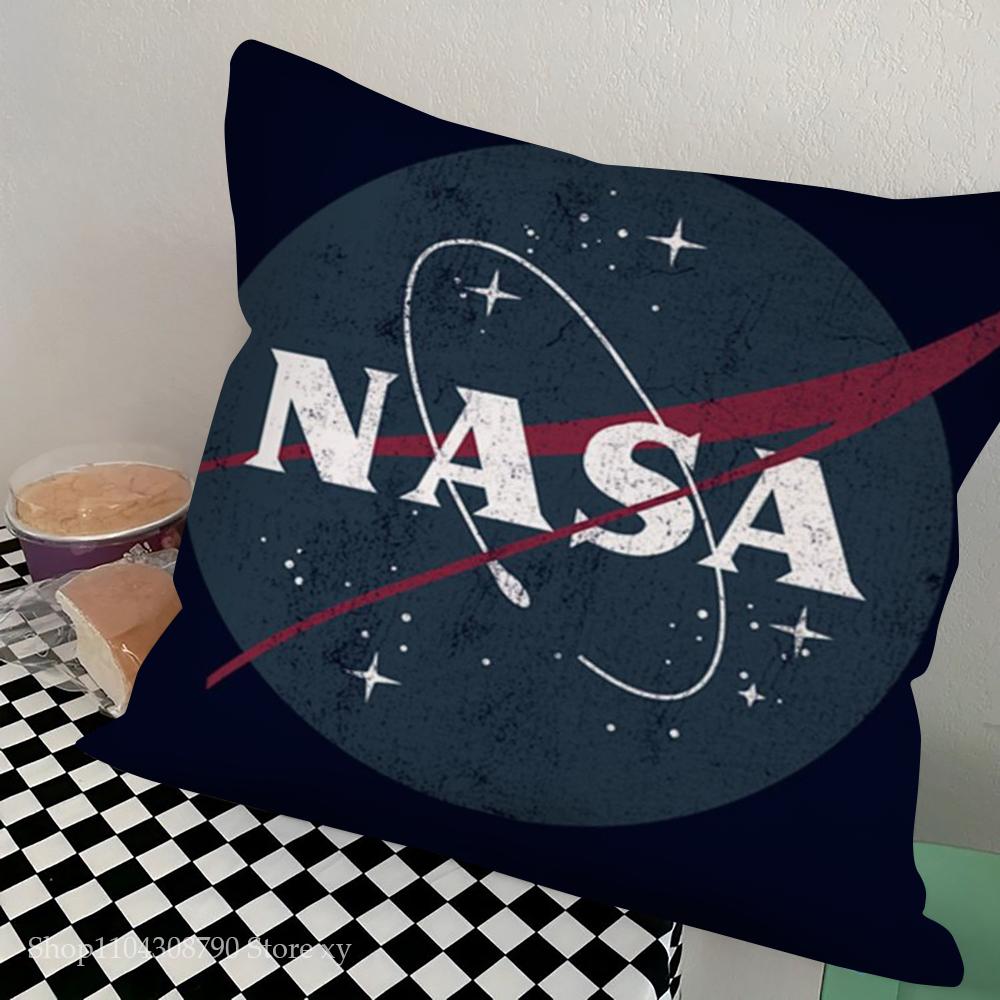 1pc NASA Pillow Case Square Bedroom Sofa Leisure Comfort Cushion Car Living Room Home Decoration