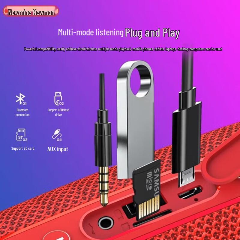 Newman BT33 Portable Wireless Bluetooth Speaker