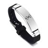 Anime Berserk Symbol Stainless Steel Bracelet Sword Adjustable Wristband Jewelry