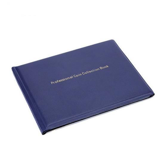 PVC Coin Album: Portable 10-Page, 24-Grid Storage for Coin Collection