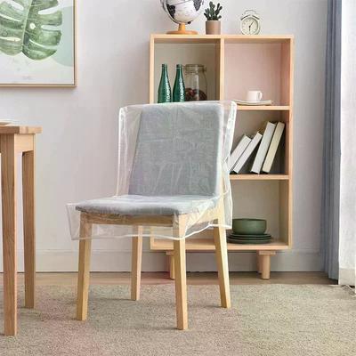 Transparent Plastic Chair Cover Protective Cover PVC Dining Chair Cover Universal Waterproof Oil-proof Anti Scratch Chair Cover
