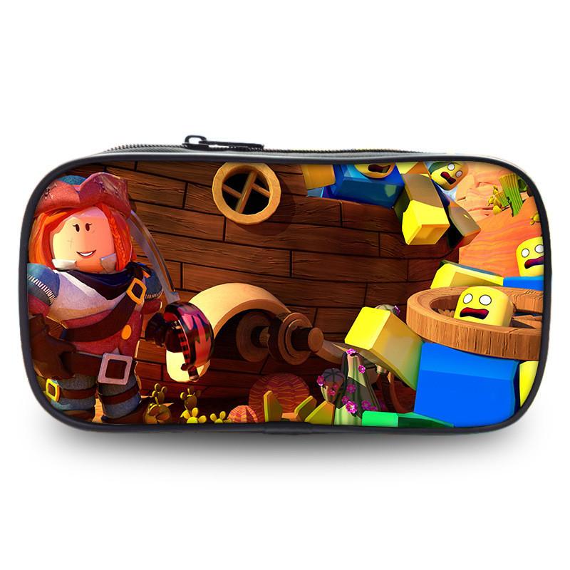 Roblox Printed Pencil Case With Large Capacity For Students And School Supplies