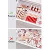 6 Piece Transparent Design Modular Storage Container - Drawer Organizer, Makeup Jewelry Organizer