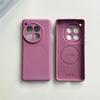 For Wireless Charging Magsafe Soft Liquid Silicone Phone Case For Oneplus 13 12 ACE 5 Pro Magnetic Slim Camera Protection Cover