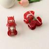 Cute Fruit Gripper Sweet Geometry Shark Clip Lovely Cherry Hair Claw  Daily