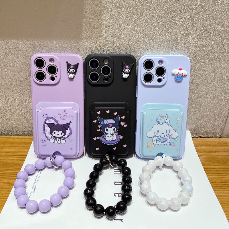 Japan and South Korea card case is suitable for Honor 300 Kulomie mobile phone case, Huawei Mate70 Yugui dog card bag X6B.