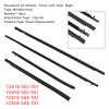 4 STÜCKE Wetterschutzleiste Gummidichtung Türgürtel für Honda FIT JAZZ 1. Generation 2001-2008