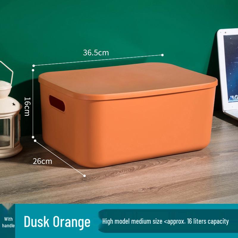 Colorful Macaron Storage Box Set - Dustproof Organizer for Bathroom, Bedroom, Cosmetics, Toys & More (5 Pieces)