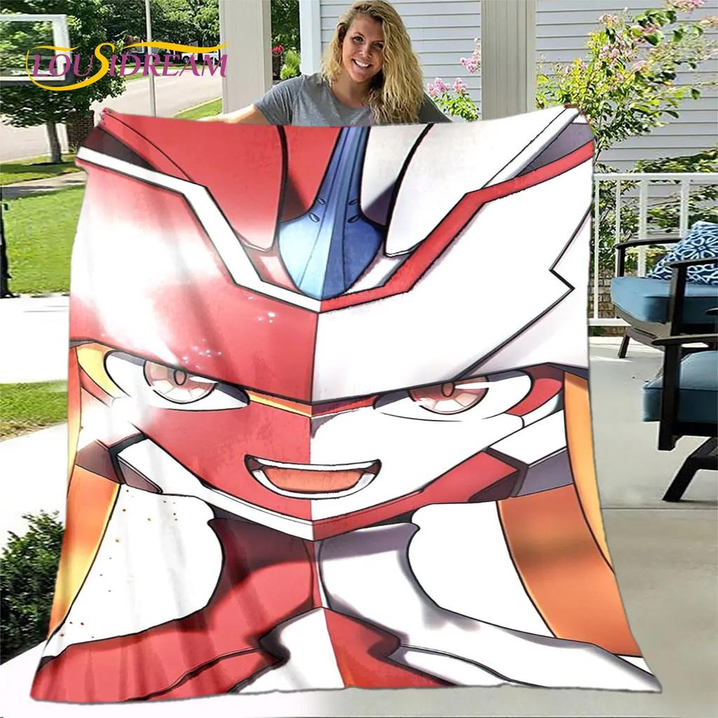 Zero Two DARLING In The FRANXX  Soft Plush Blanket,Flannel Blanket Throw Blanket for Living Room Bedroom Bed Sofa Picnic Cover