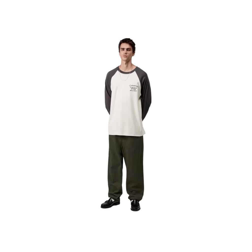 Carhartt WIP FW25 L/S Alston T-Shirt Loose Graphic Embroidered Raglan Long Sleeve T-Shirt Men Tops I035444-2AQ-XX