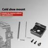 Cold Shoe Mount Adapter 1/4inch Screw Mounting Hole For Digital DSLR Camera Rig/Cage/Cheese Plate/ Video/Flash Light