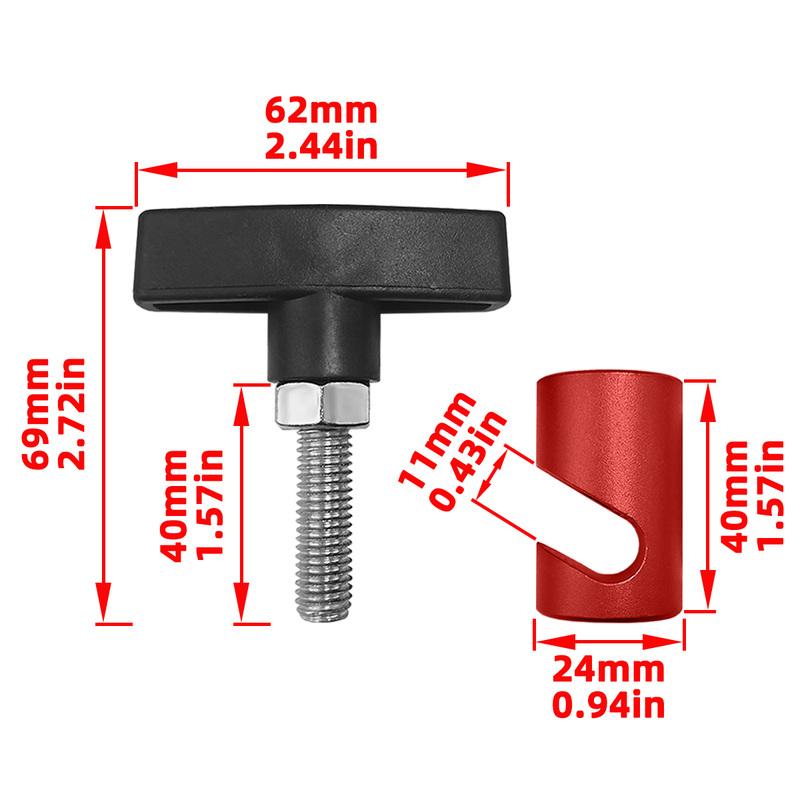 PINMOAP Car Engine Hood Support Rod Fixing Clip Engine Hood Tailgate Anti Slip Safety Bracket Gas Spring Lock Clip Support Tool