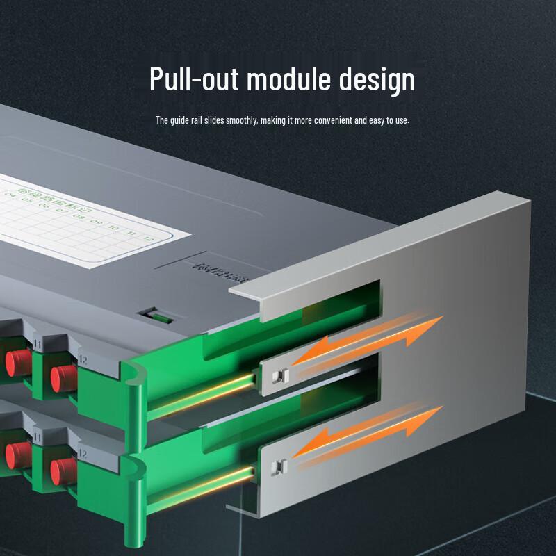 SAMZHE 19-Inch Rack Mount ODF Fiber Optic Distribution Frame