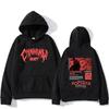 Men's Popular Chainsaw Hooded Sweatshirt Printed Hoodie Long Sleeved Top Cartoon Print Gothic Streetwear