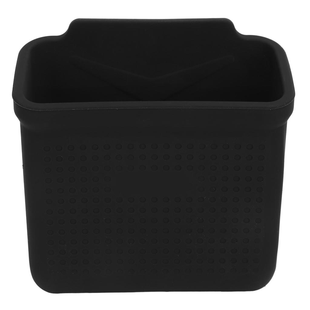 Car Side Pocket Organizer Hook and Loop Design Center Console Cell Phone Pocket Replacement for Tesla Model 3 Y Flocked