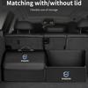 ktnbq3 Folding Car Trunk Organizer Box Auto Tools Storage Bag Stowing Tidying For Volvo XC60 XC90 S60 XC40 V40 V60 C30 V70 S90 T6 V90