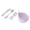 Facial Mask Mixing Bowl Soft Reusable Silicone Face Mud Mask Mixing Bowl with Spoon for Beauty