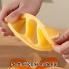 Ice Cube Mold Food Grade Silicone Ice Tray Three-Compartment Easy Release Compact Ice Cube Maker for Home DIY Drinks And Food Storage