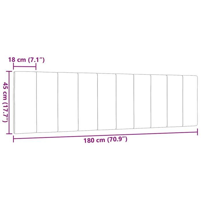 VidaXL Light Grey Headboard Cushion 180 Cm Fabric 4019177