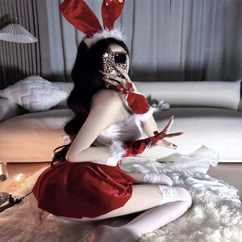 Sexy Slimming Lingerie Bunny Girl New Year's Cosplay Christmas Suspender Dress