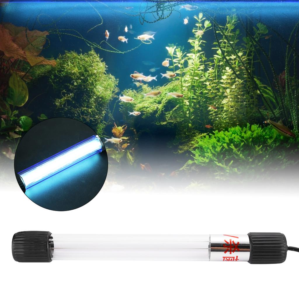 Fish Tank UV Timer Germicidal Lamp Aquarium Algae Lamp Amphibious LightUS 110V 13W