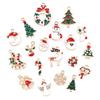  10x/Set Colorful Christmas Charms New Year Xmas Pendant for DIY Jewelry Making