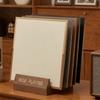 Minimalistischer Holz-Vinyl-Schallplattenhalter Einzelhalter Dekoradoiver Now Playing Ständer Natürlicher Album-Display-Halter Musik-Alben